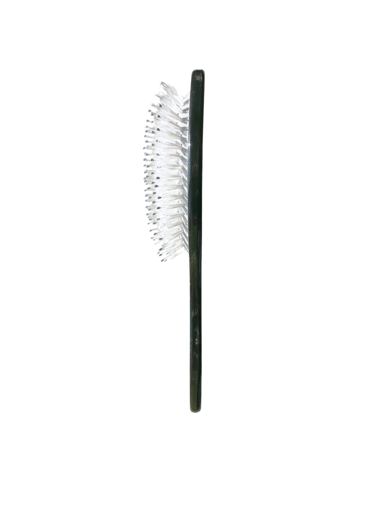 Solar Eclipse - Hand-painted Rose Stem Acetate Hair Brush Limited Edition