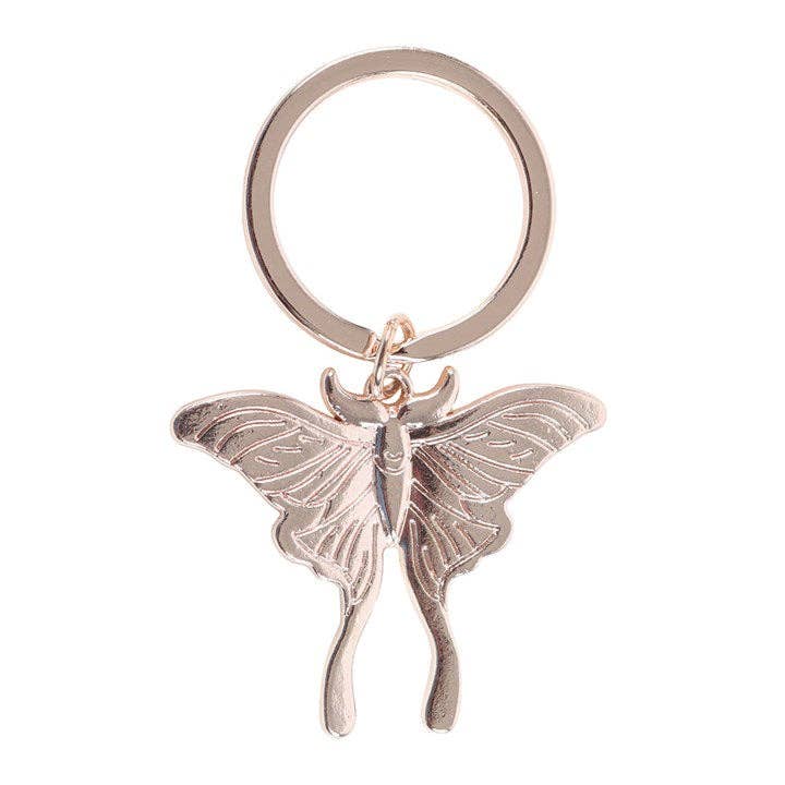 Something Different Wholesale - Light Luna Moth Keyring