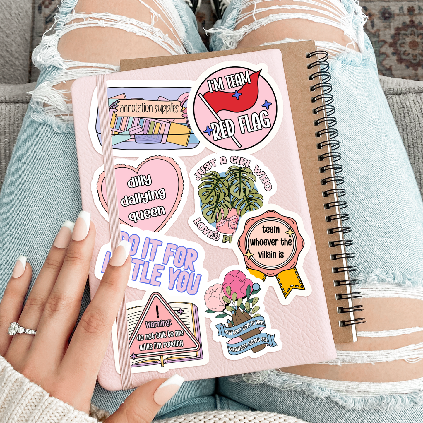 Stickers X Ashley Bexar -"Leave me alone to make silly little things"- Arts and Crafts Funny Hobby Waterproof Vinyl Sticker
