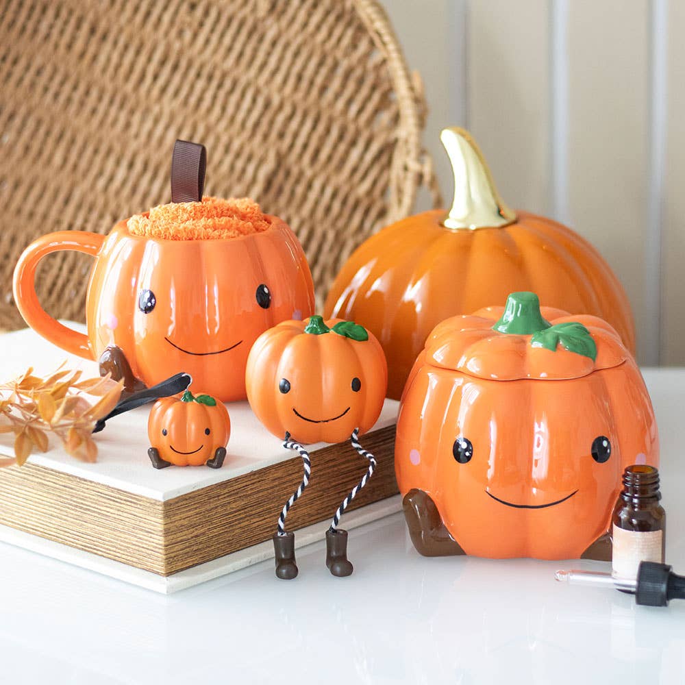 Something Different Wholesale - Cute Pumpkin Fall and Autumn Oil Burner and Wax Warmer