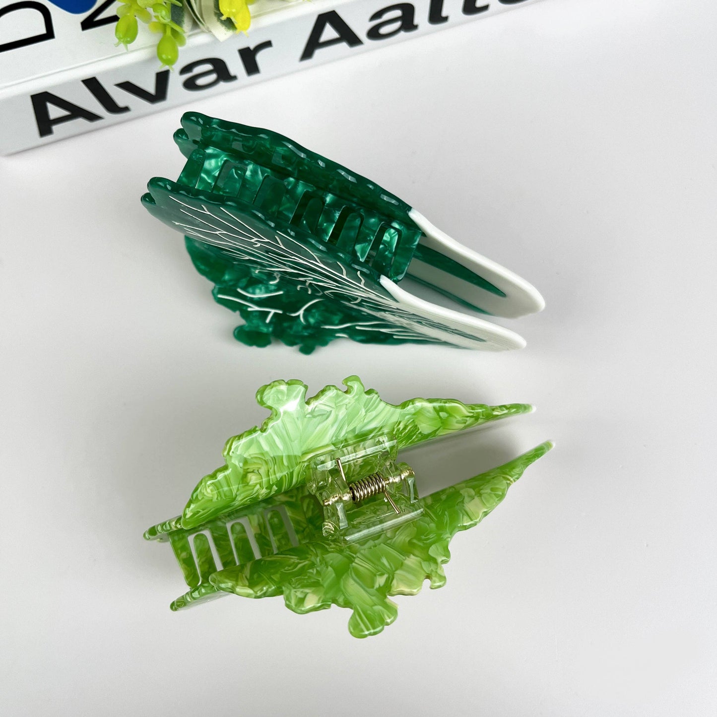 TheDivaSoap - Cabbage Claw Clip, Vegetable Hair Clip: Green