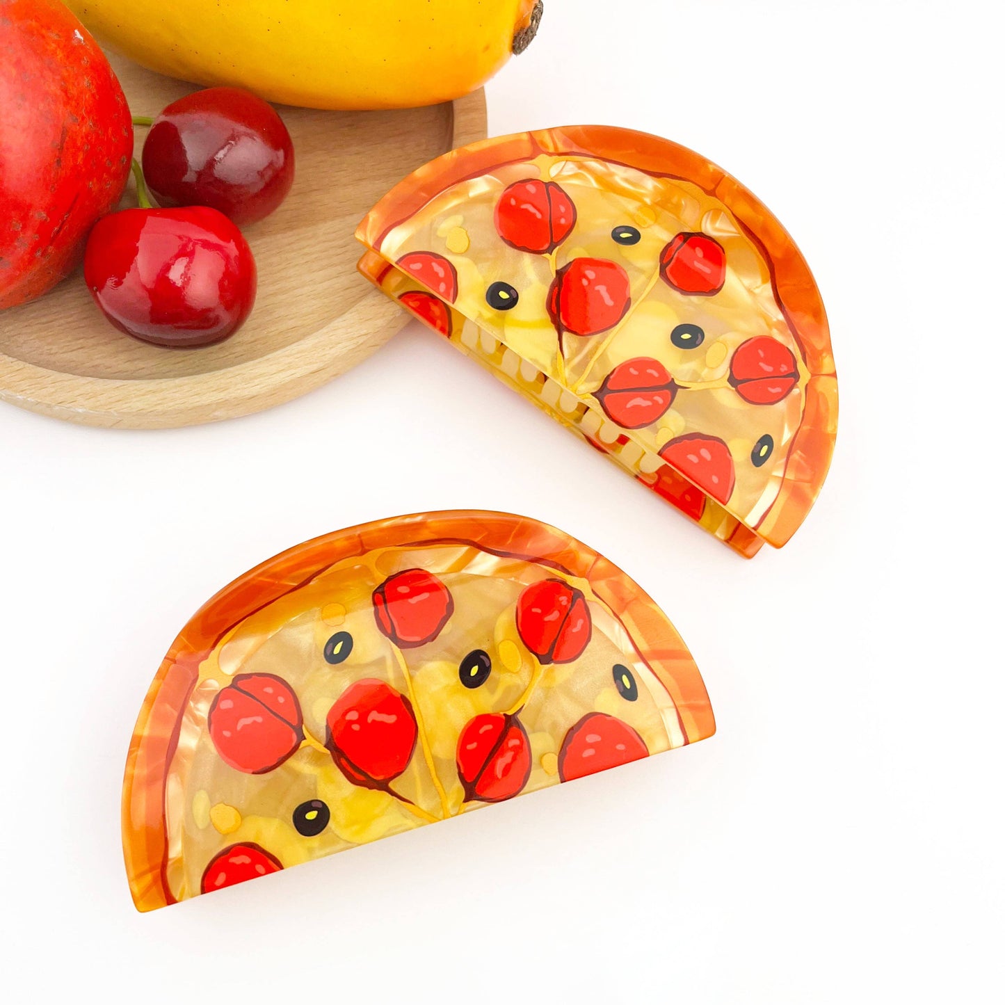 TheDivaSoap - Ham Pizza Hair Claw Clip