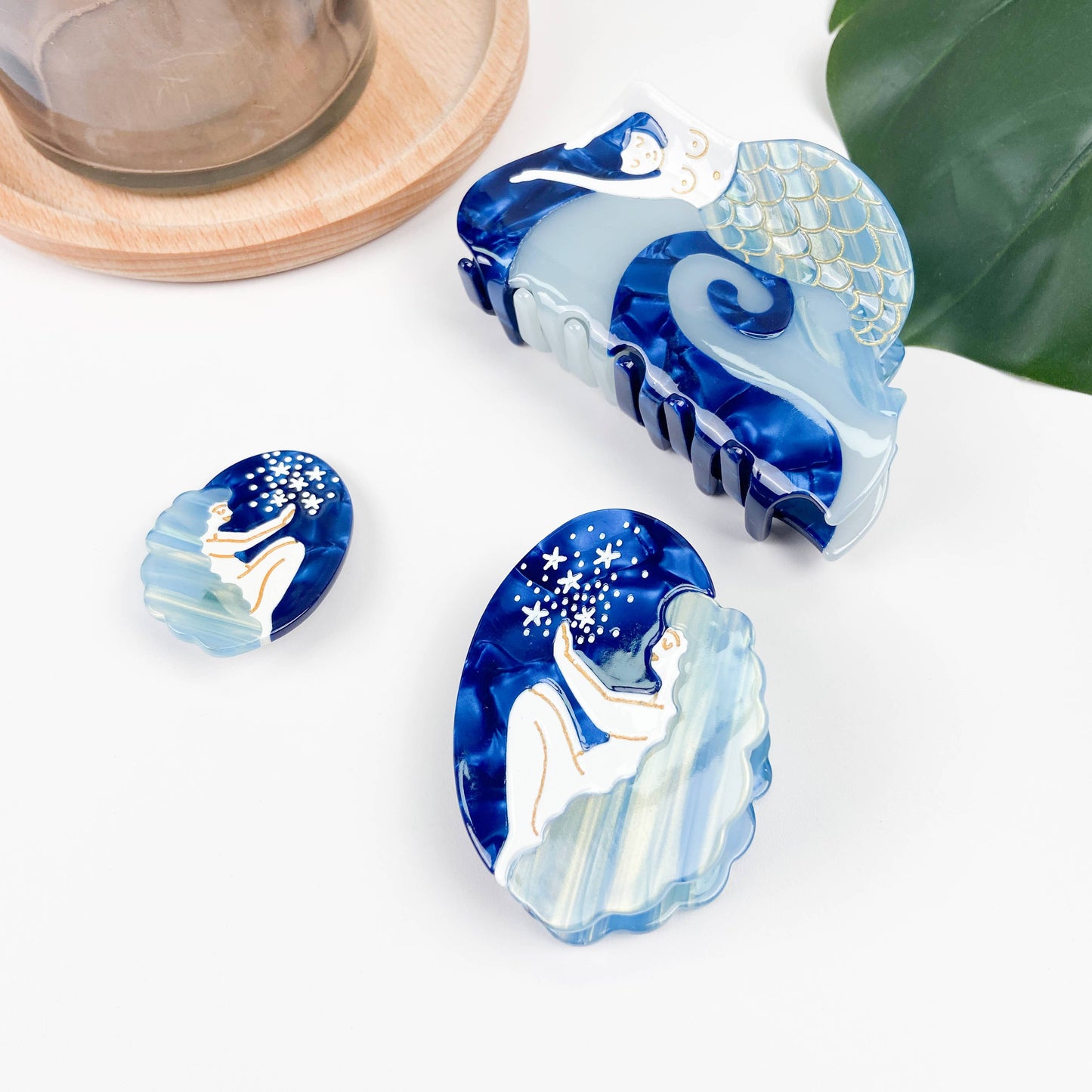 TheDivaSoap - Elegant Mermaid Hair Clip: Big claw clip