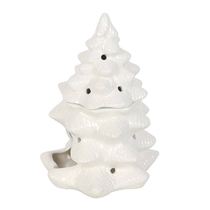 Something Different Wholesale - White Winter Fir Tree Oil Burner and Wax Warmer