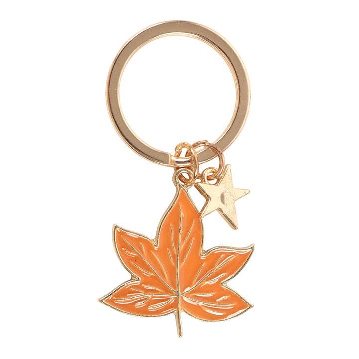 Something Different Wholesale - Autumn Magic Leaf Keyring