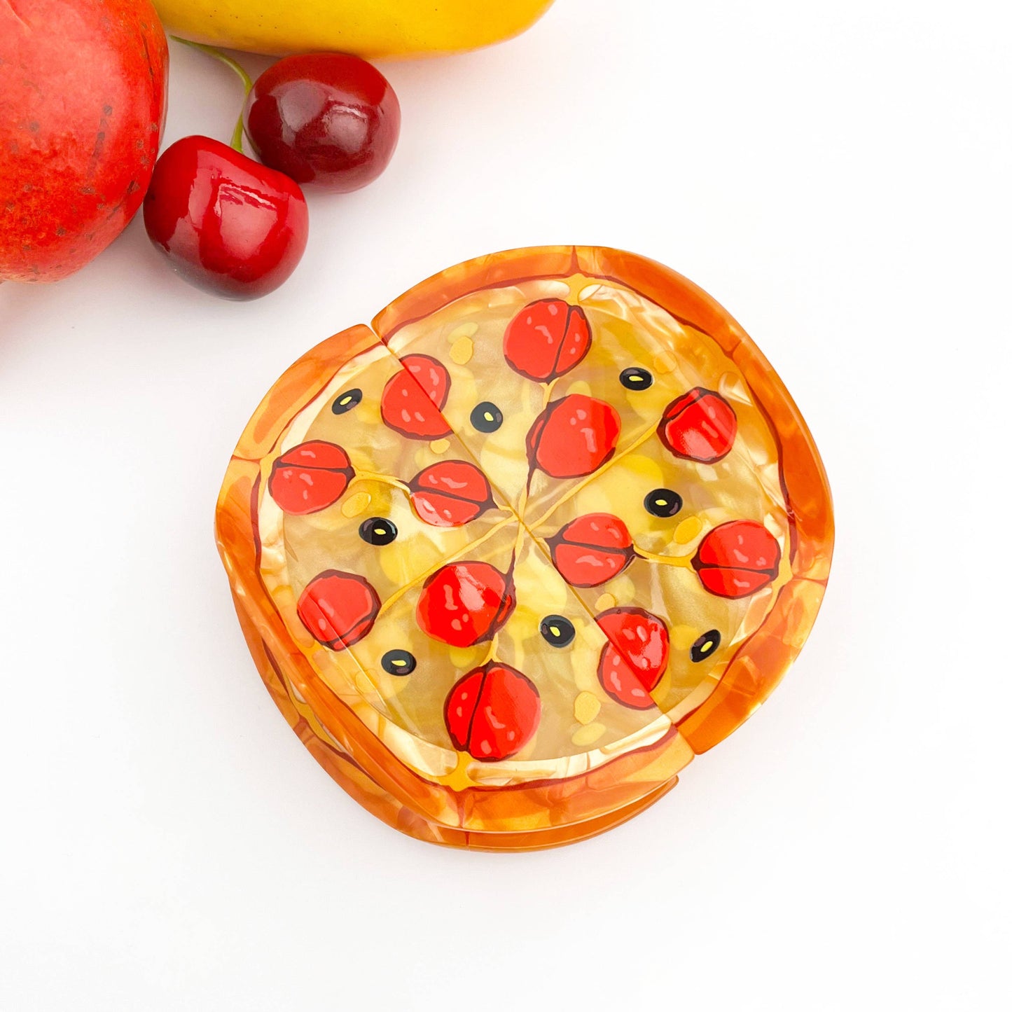 TheDivaSoap - Ham Pizza Hair Claw Clip