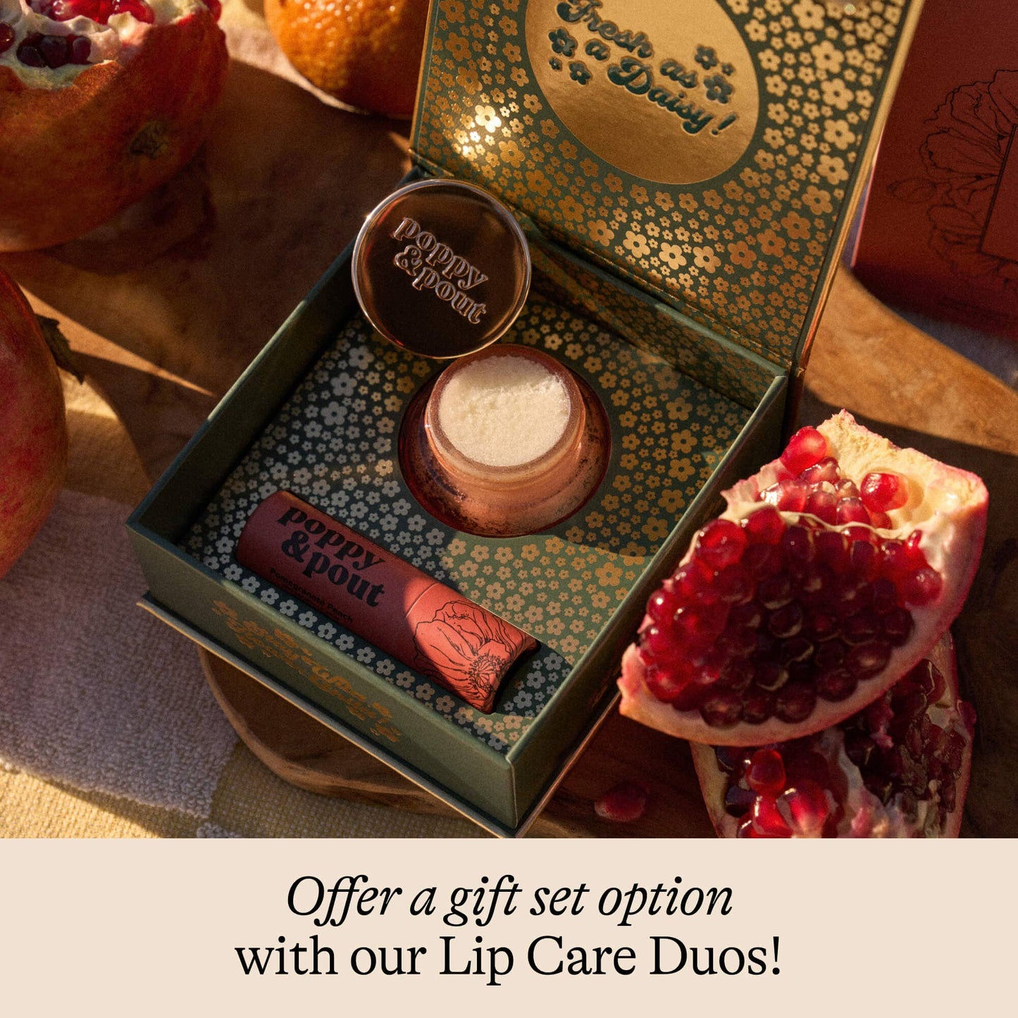 Poppy & Pout - Lip Scrub, Pomegranate Peach
