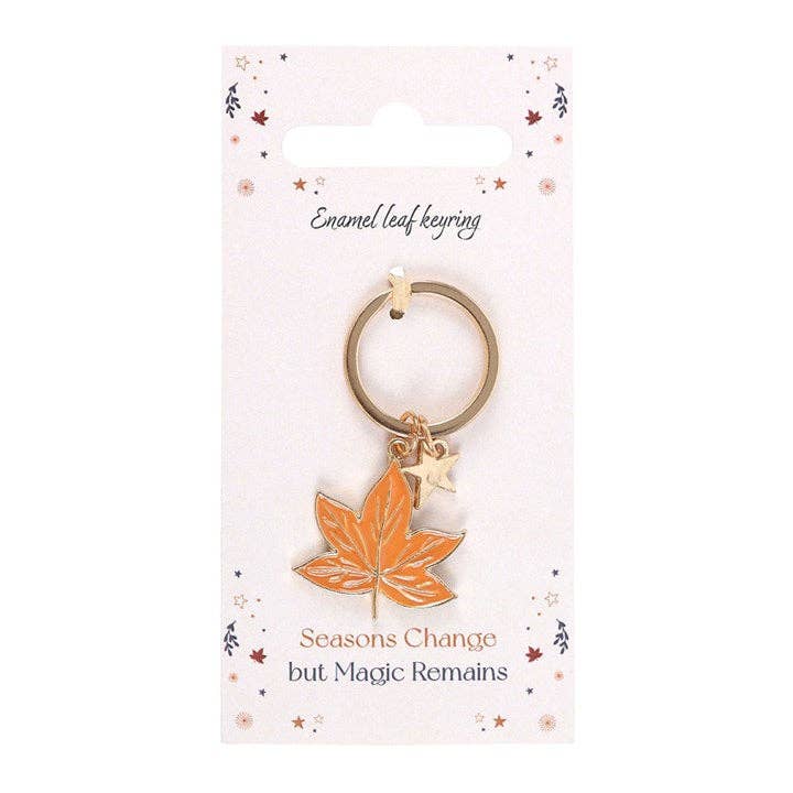 Something Different Wholesale - Autumn Magic Leaf Keyring