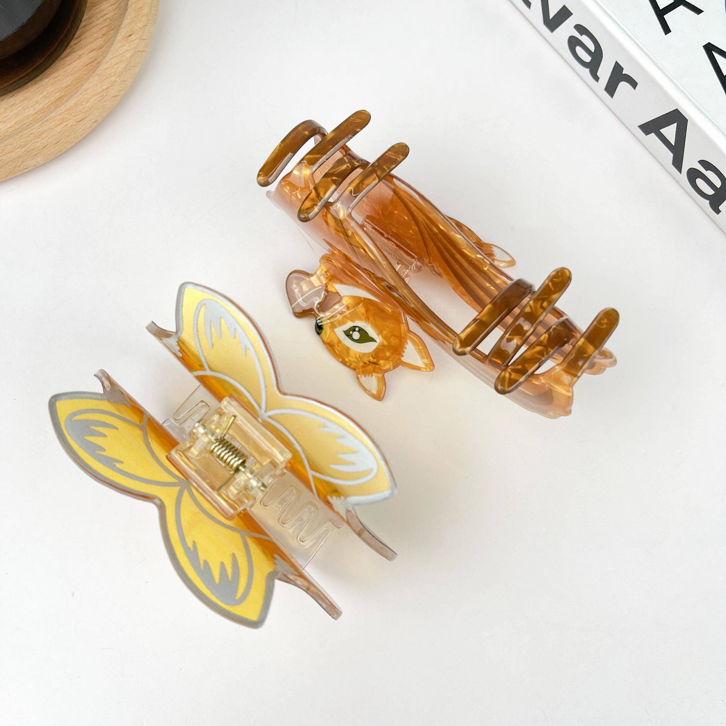 TheDivaSoap - Squirrel Hair Claw,Cute Cat Hair Clip: Squirrel