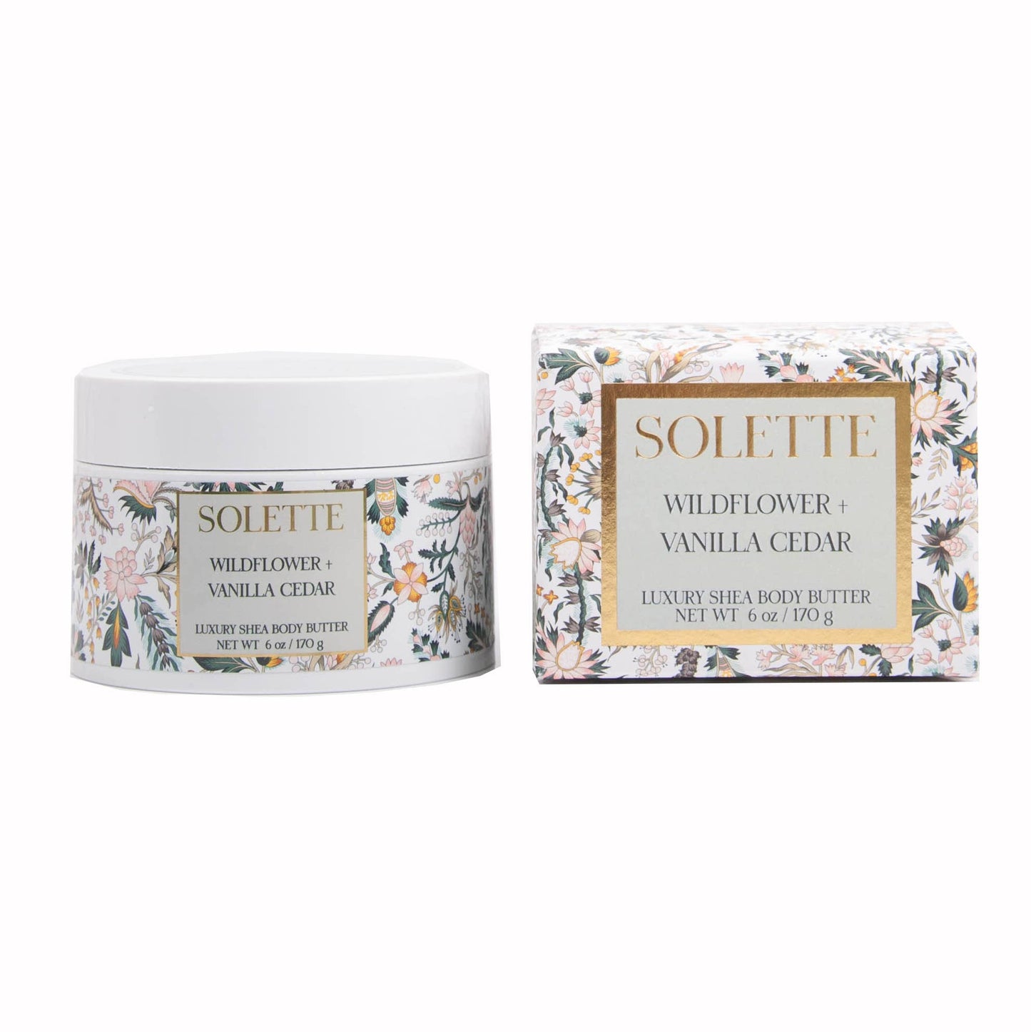 Solette - Wildflower + Vanilla Cedar Body Butter
