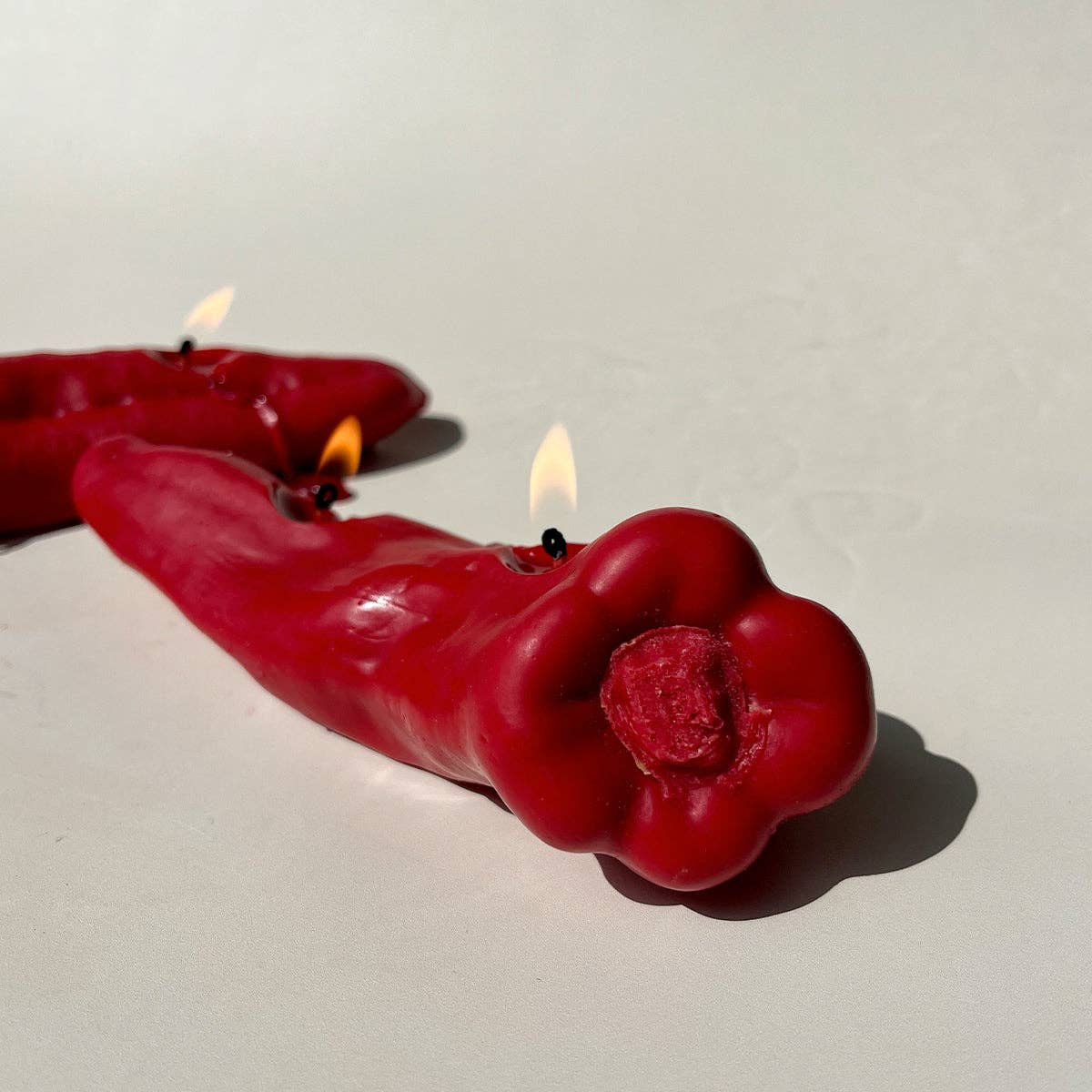 Scandles - Red Chili Pepper Candle - Red: Red / Pepper ground / Single Pepper