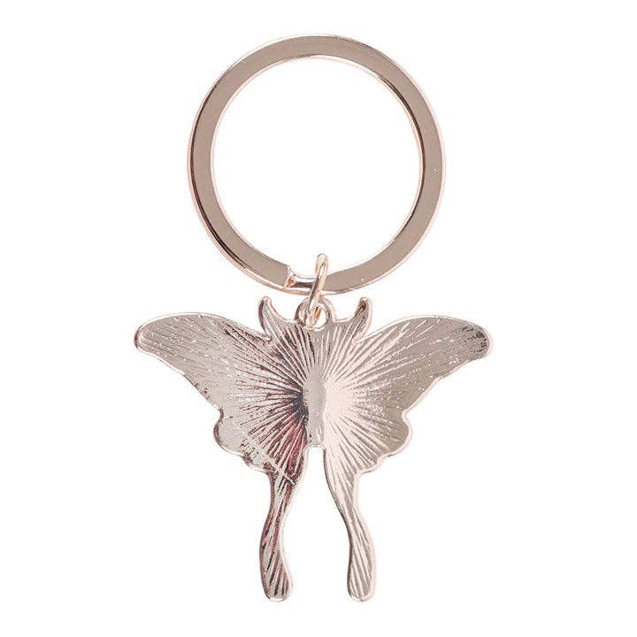 Something Different Wholesale - Light Luna Moth Keyring