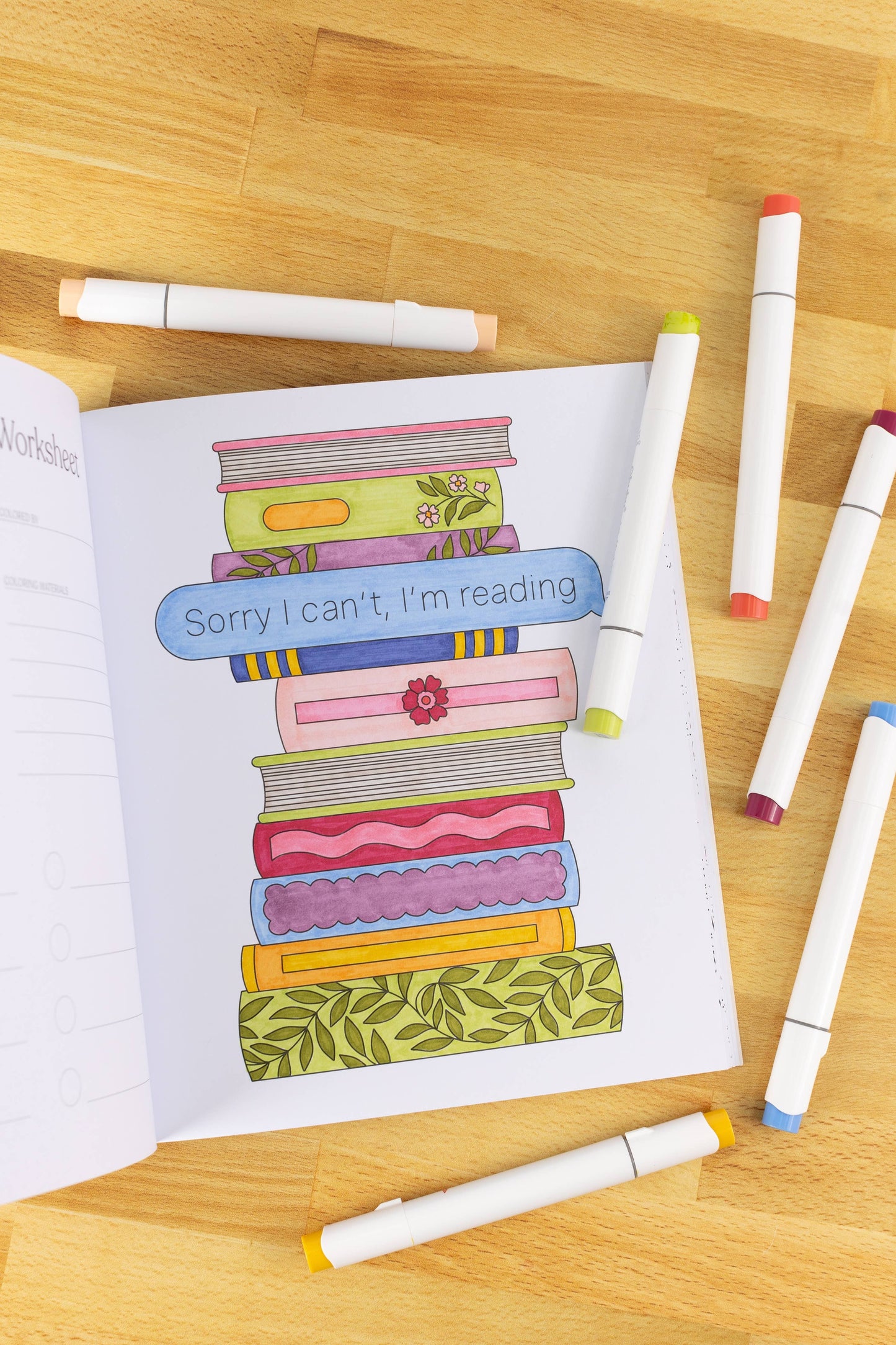 Elyse Breanne Design - All Booked Up Coloring Book