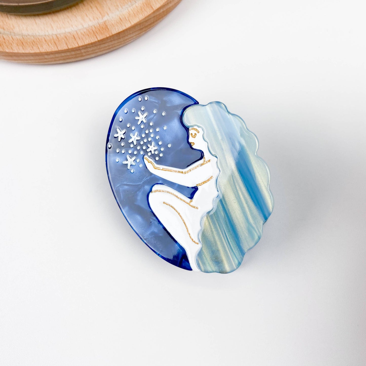 TheDivaSoap - Elegant Mermaid Hair Clip: Big claw clip