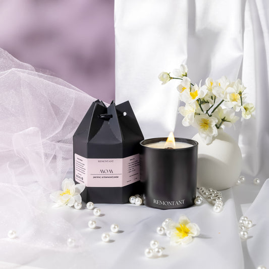 Mom Candle |Jasmine + Amberwood + Cedar | Mother's Day Gift | Wood Wick Candle