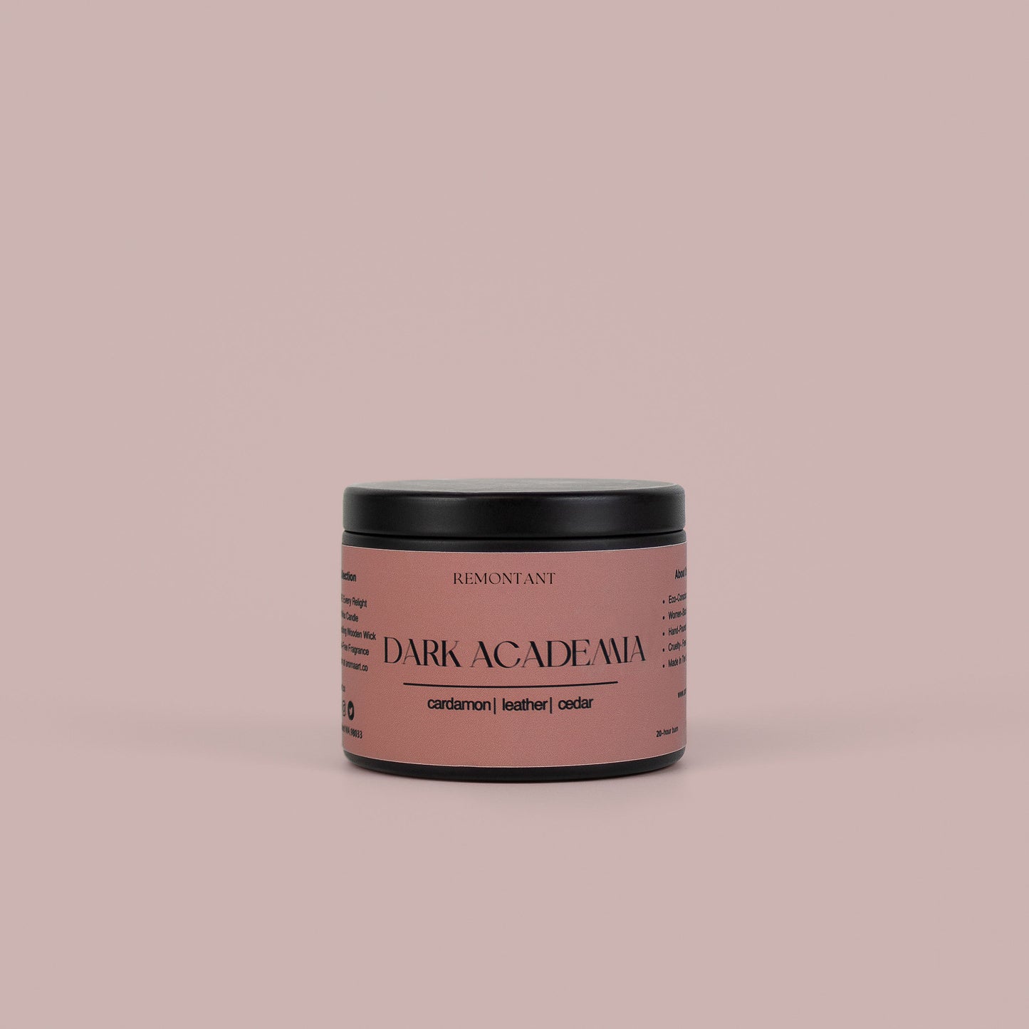 TEST - PLEASE DO NOT BUY - Dark Academia Travel Sized Candle Tin