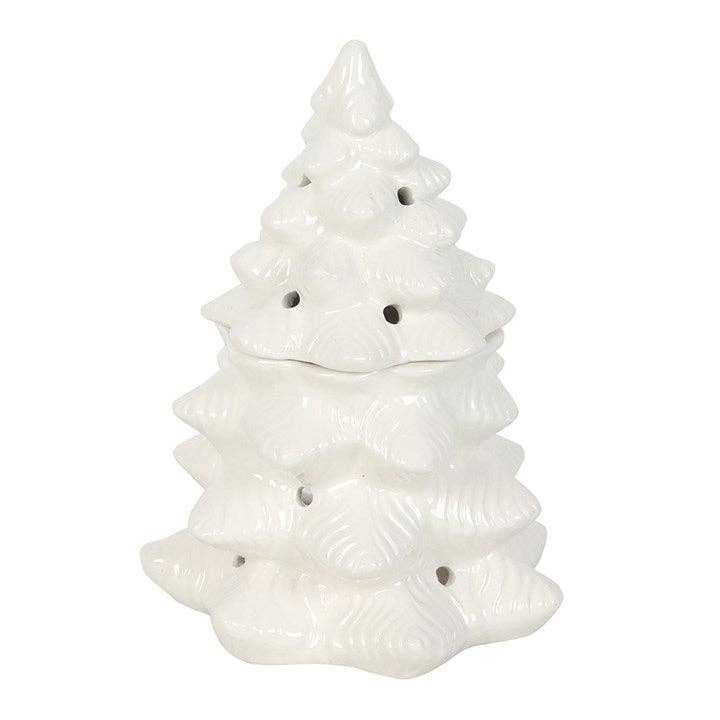 Something Different Wholesale - White Winter Fir Tree Oil Burner and Wax Warmer