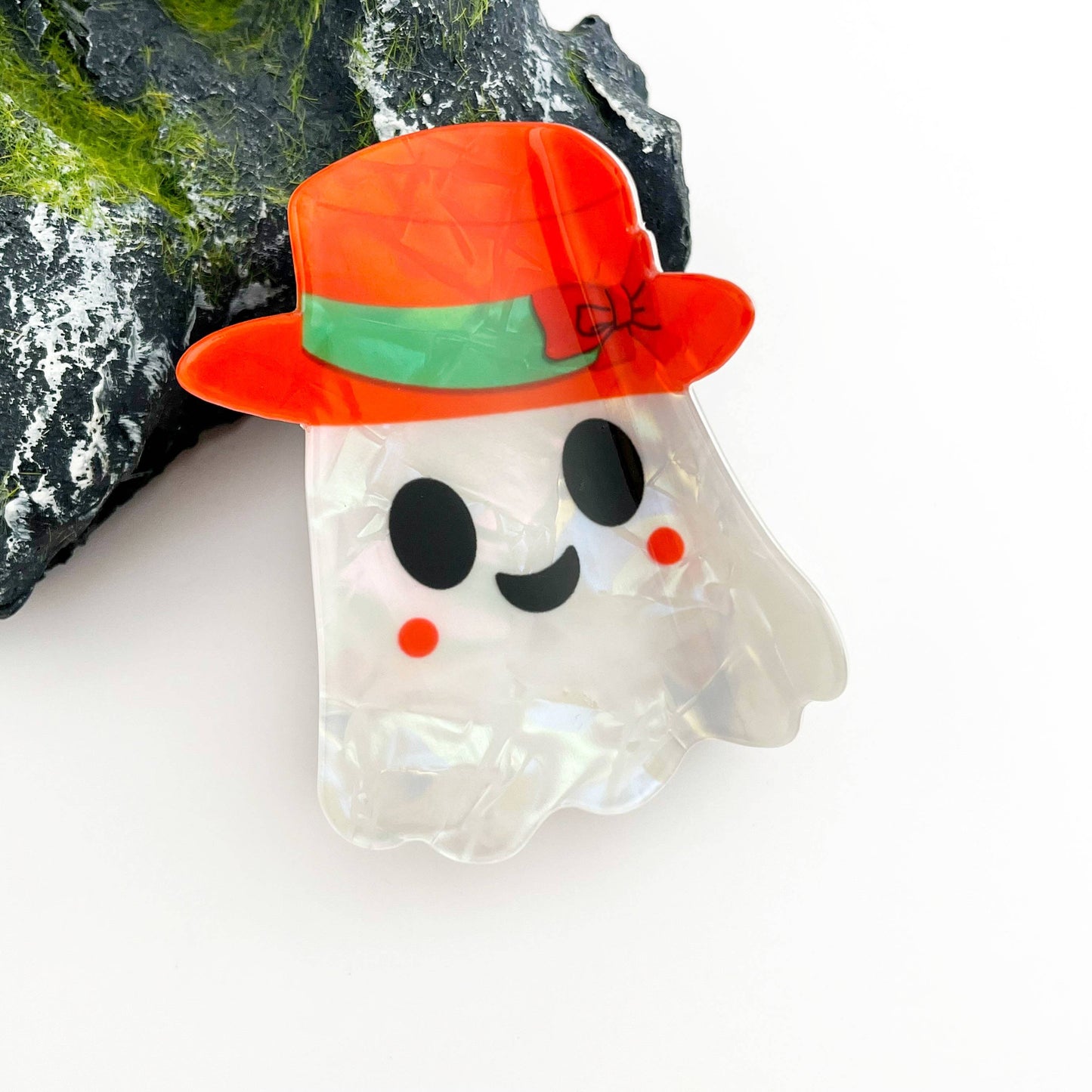 TheDivaSoap - Ghost Claw Clip, Funny Halloween Hair Clip: Black