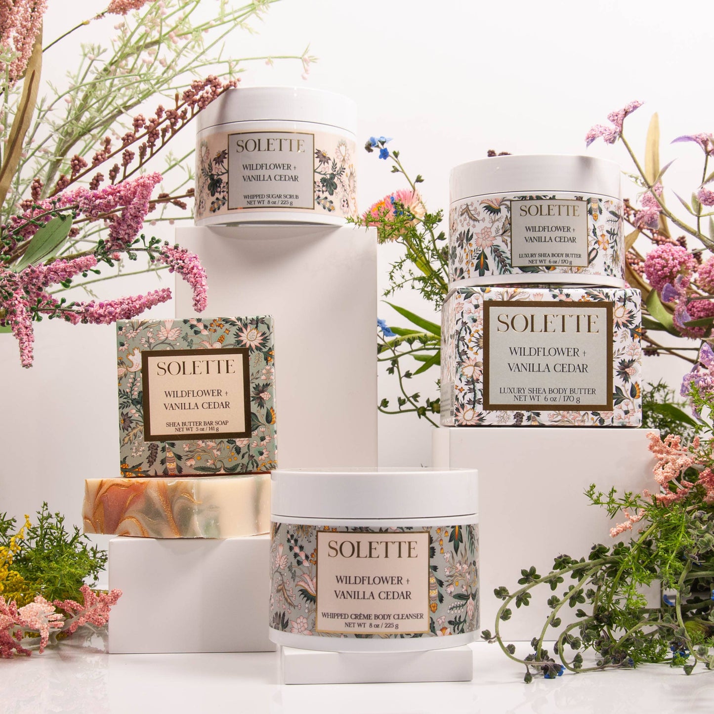 Solette - Wildflower + Vanilla Cedar Body Butter