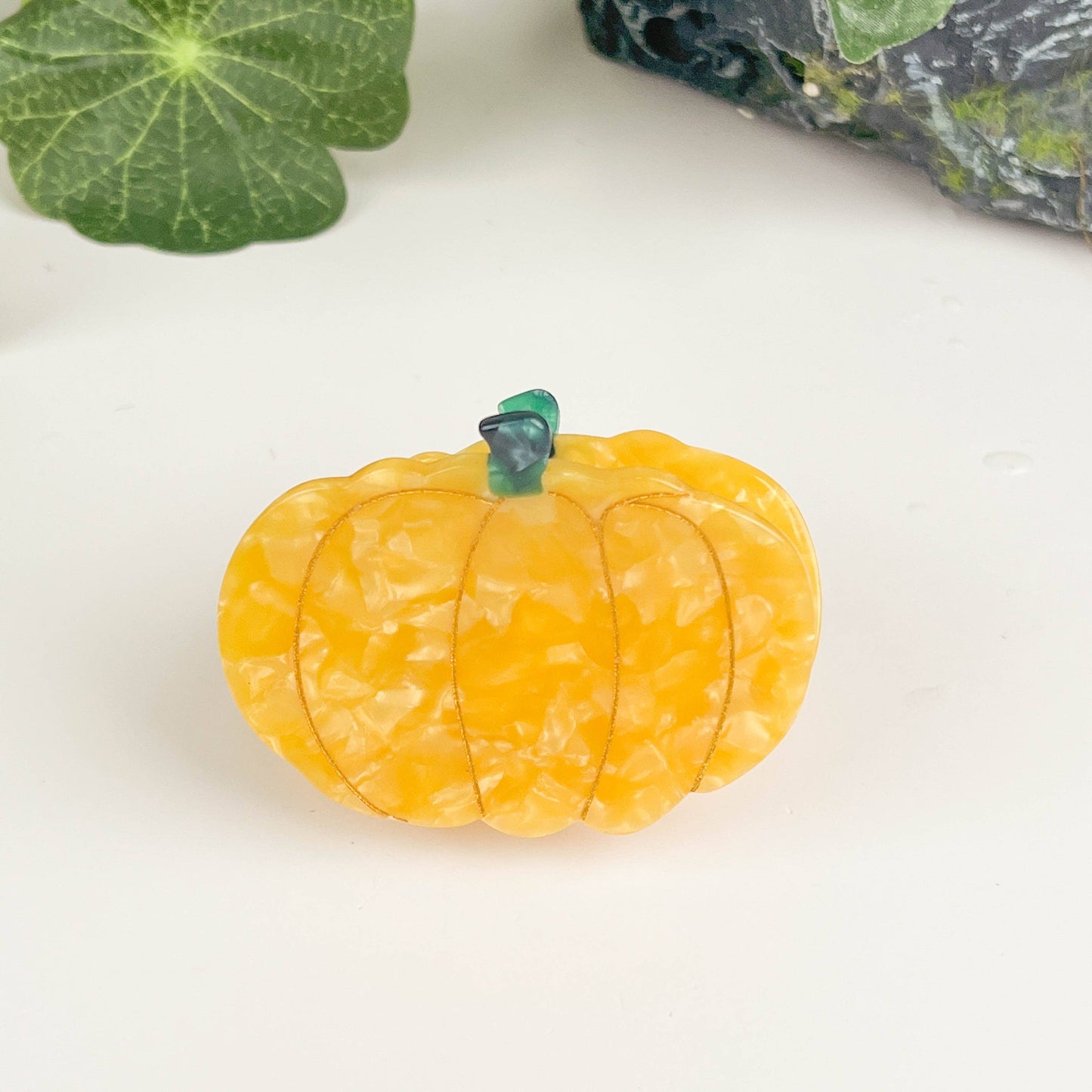 TheDivaSoap - Pumpkin Hair Clip, Vegetable Claw Clip