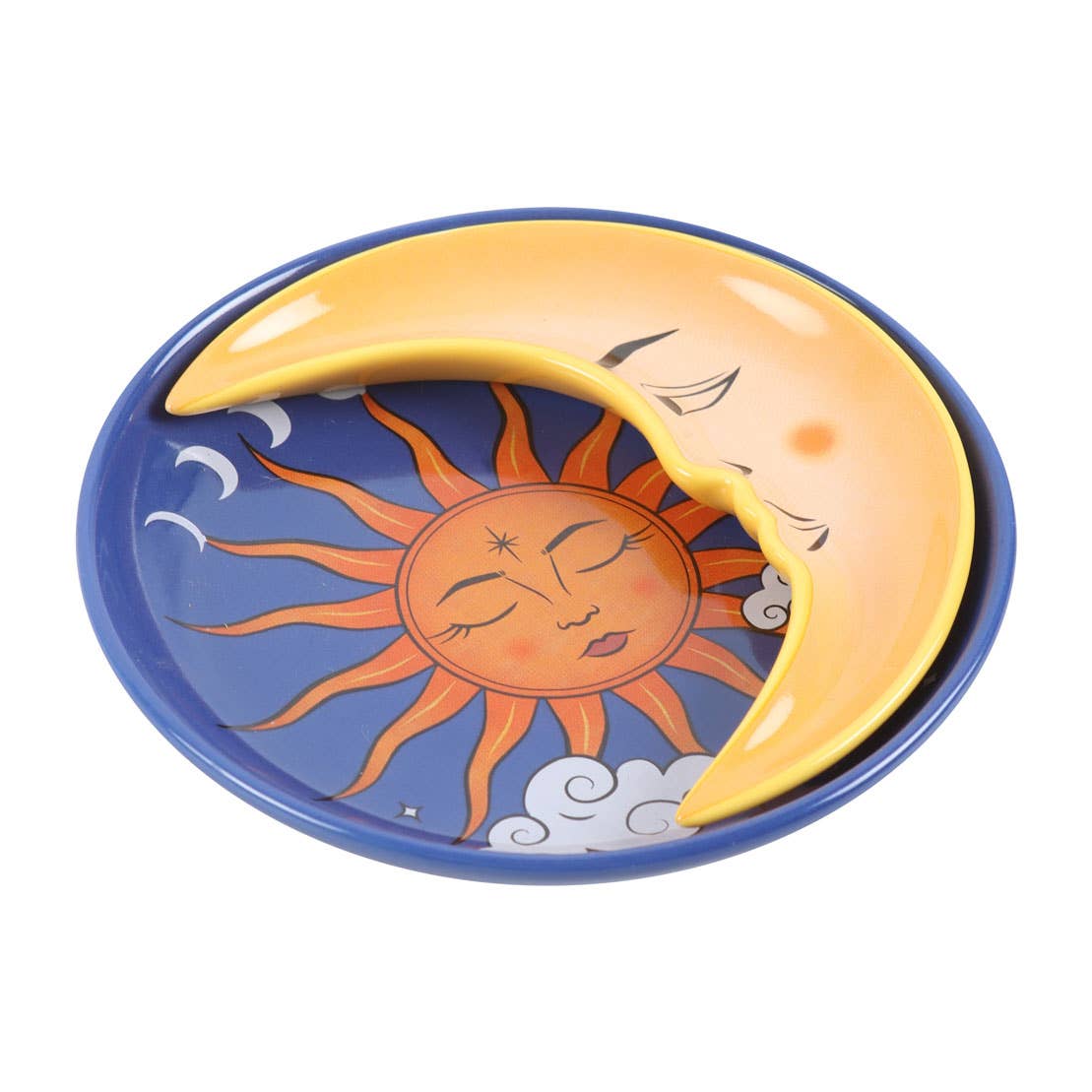 Something Different Wholesale - Sun and Moon Celestial Stacking Trinket Dish