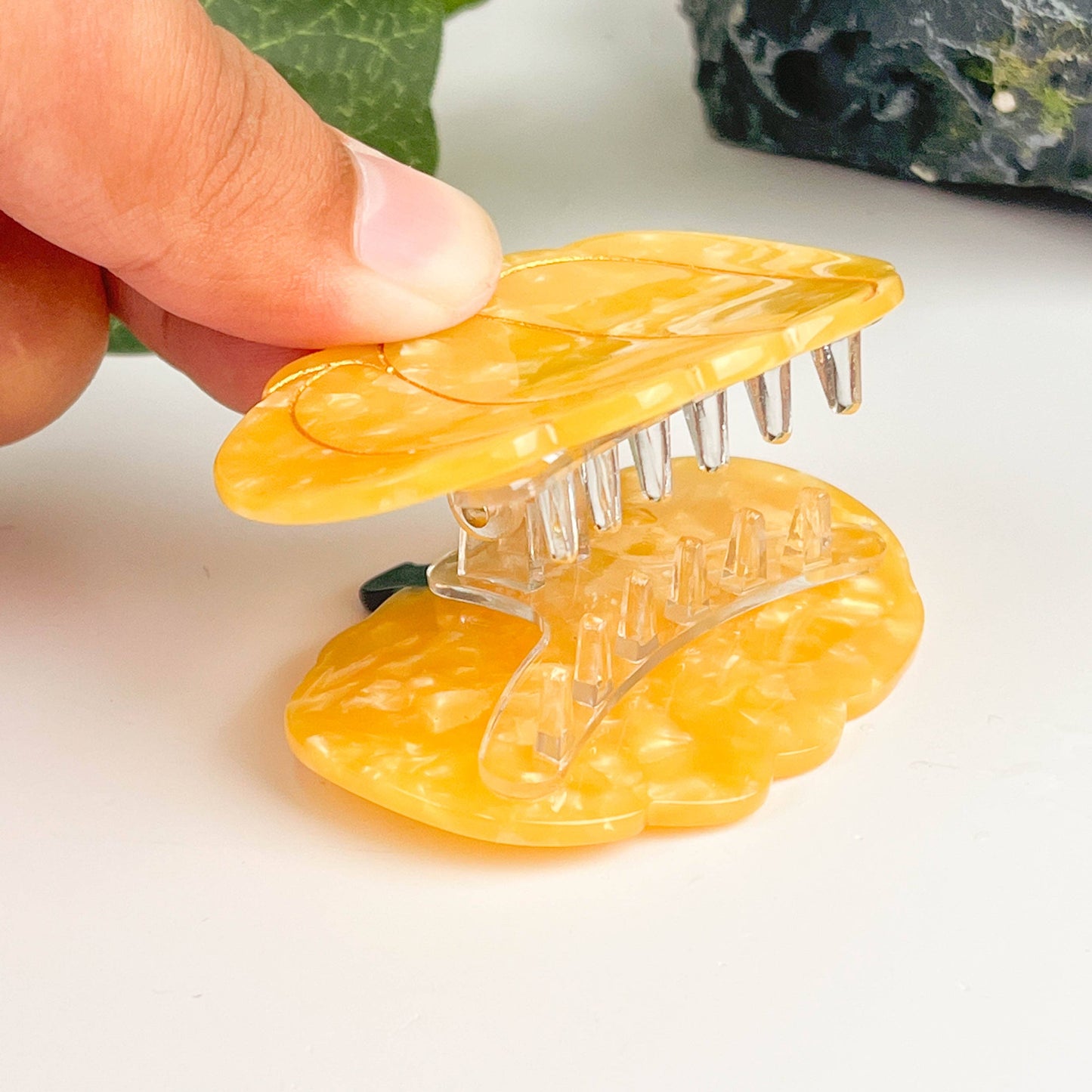 TheDivaSoap - Pumpkin Hair Clip, Vegetable Claw Clip