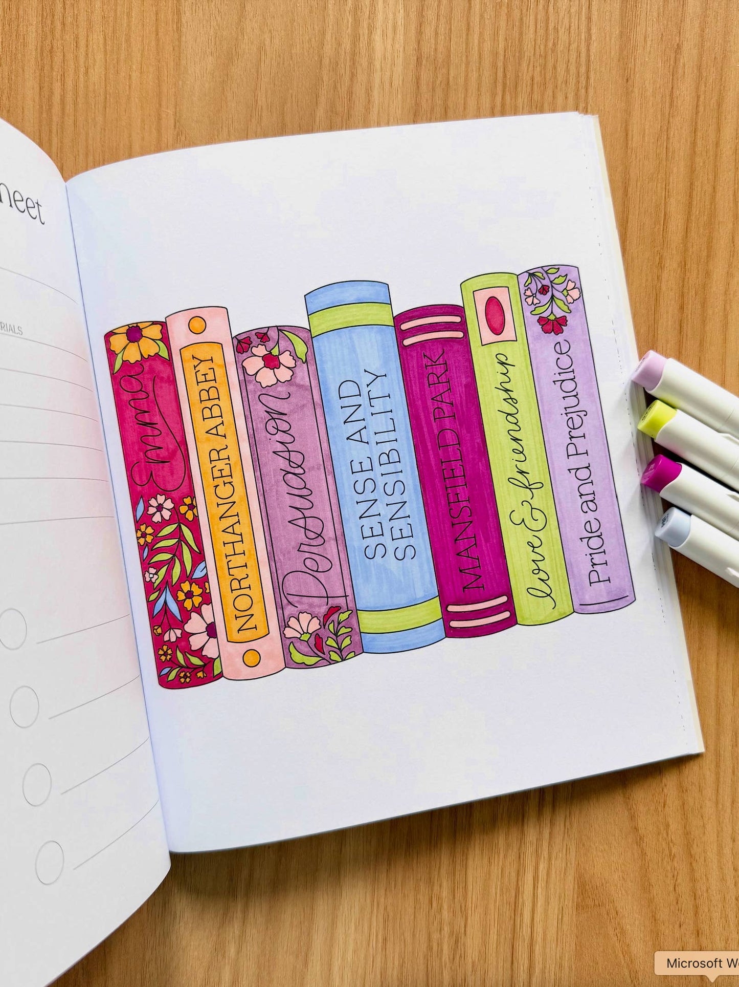 Elyse Breanne Design - All Booked Up Coloring Book