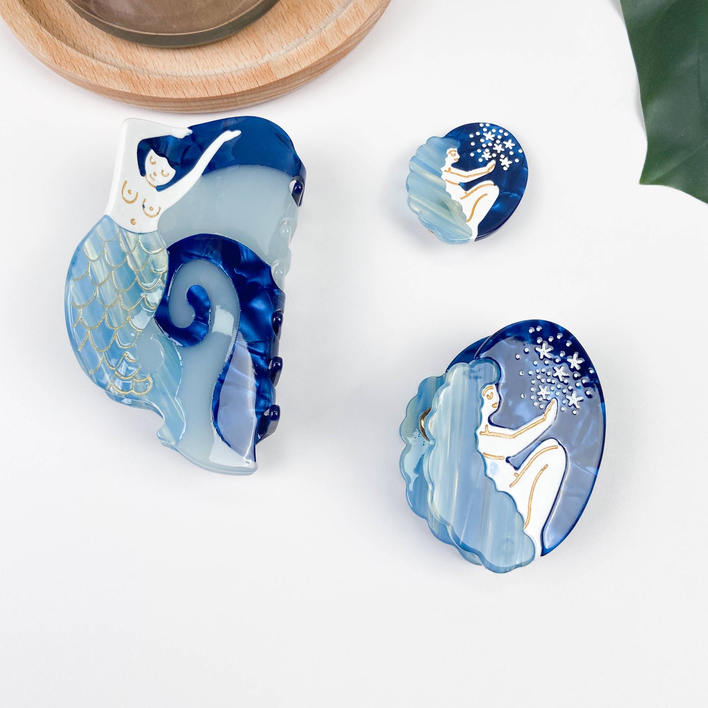 TheDivaSoap - Elegant Mermaid Hair Clip: Big claw clip