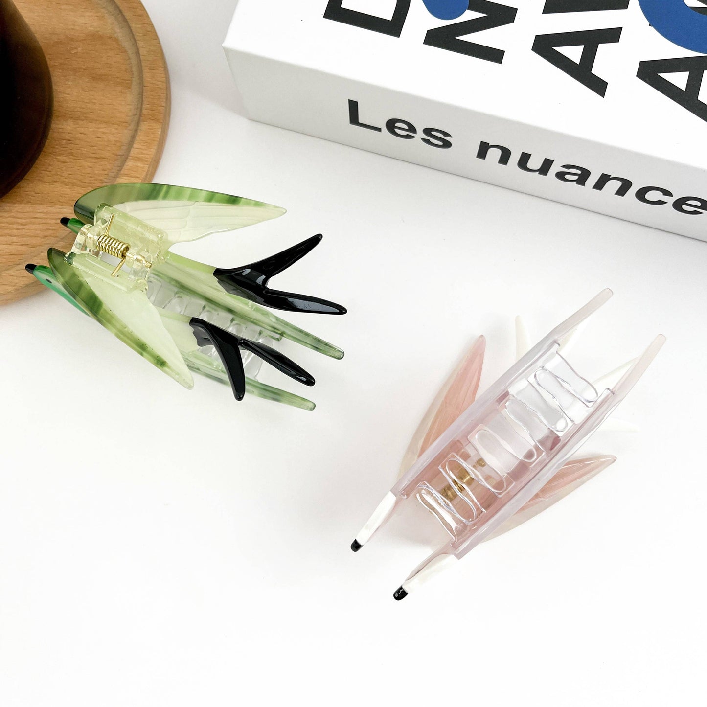 TheDivaSoap - Swallow Hair Clip, Acetate Claw Clip: Green