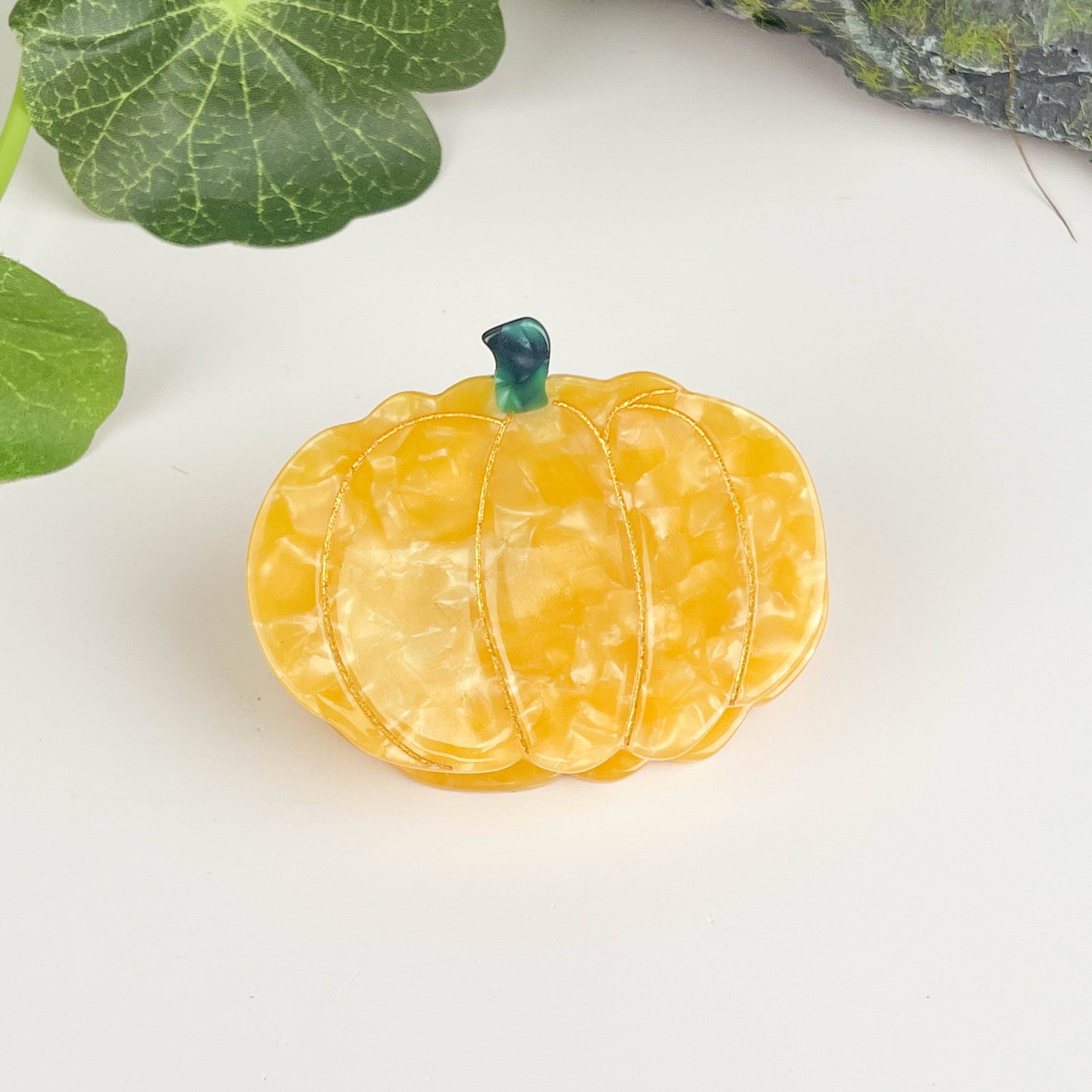TheDivaSoap - Pumpkin Hair Clip, Vegetable Claw Clip