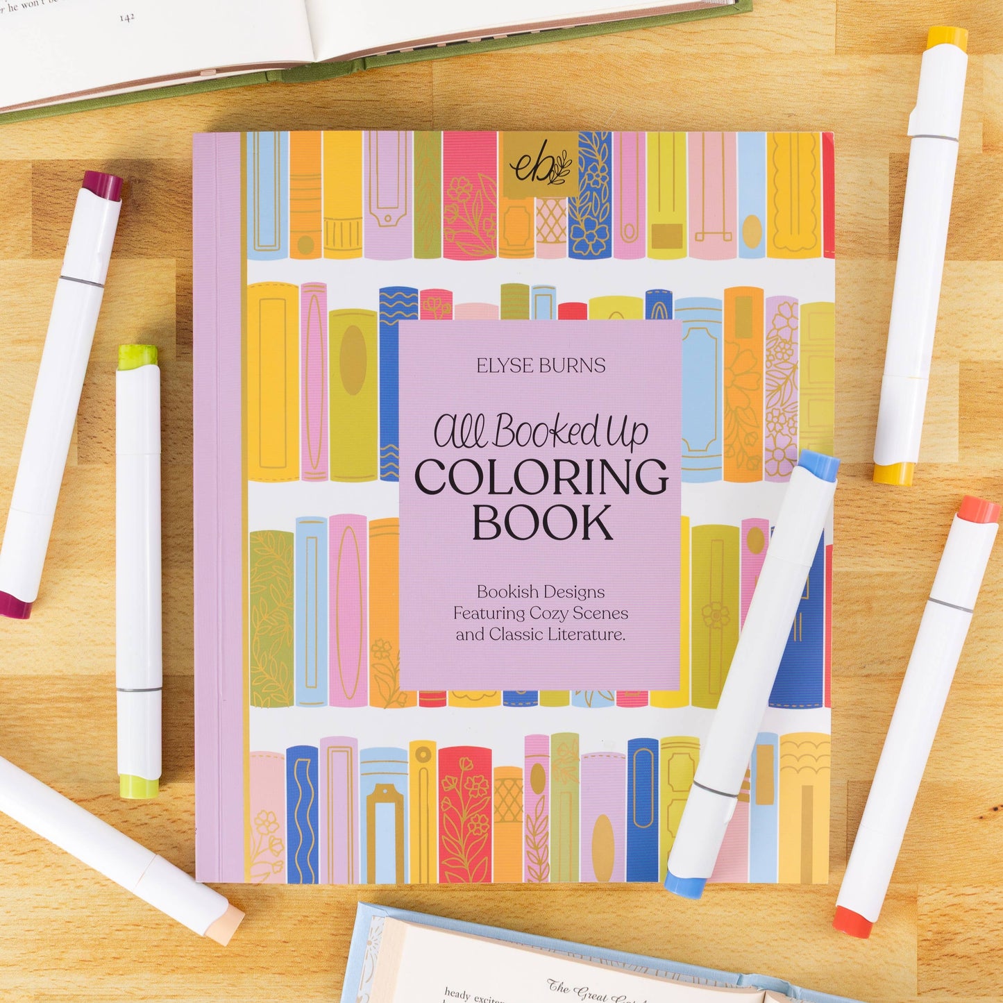 Elyse Breanne Design - All Booked Up Coloring Book