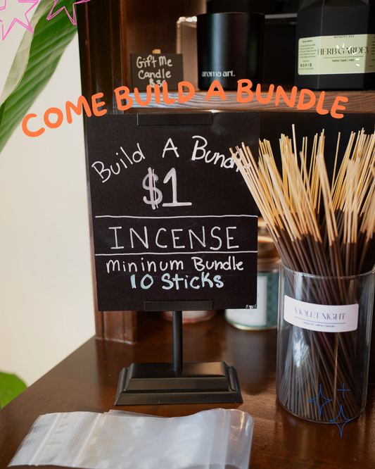 Build your own incense bundle in downtown kirklandat the remontant 