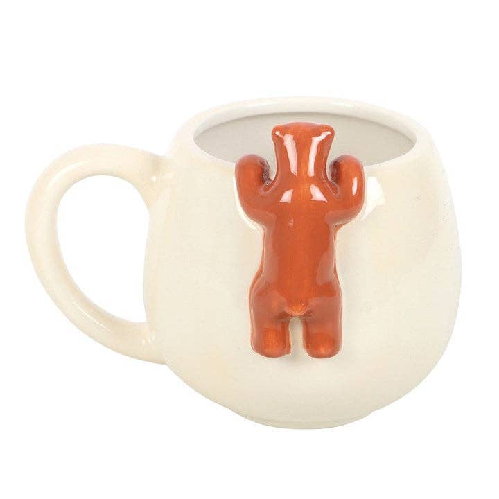 Sleepy Bear Rounded Mug - Thumbnail 3