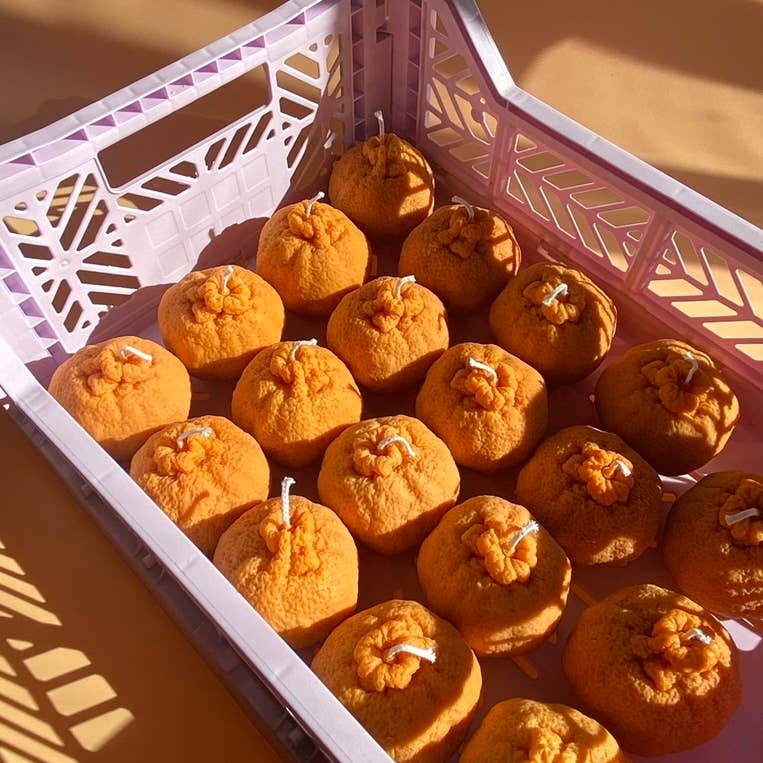 Scandles - Orange Candle - Single: Orange / Blood Orange