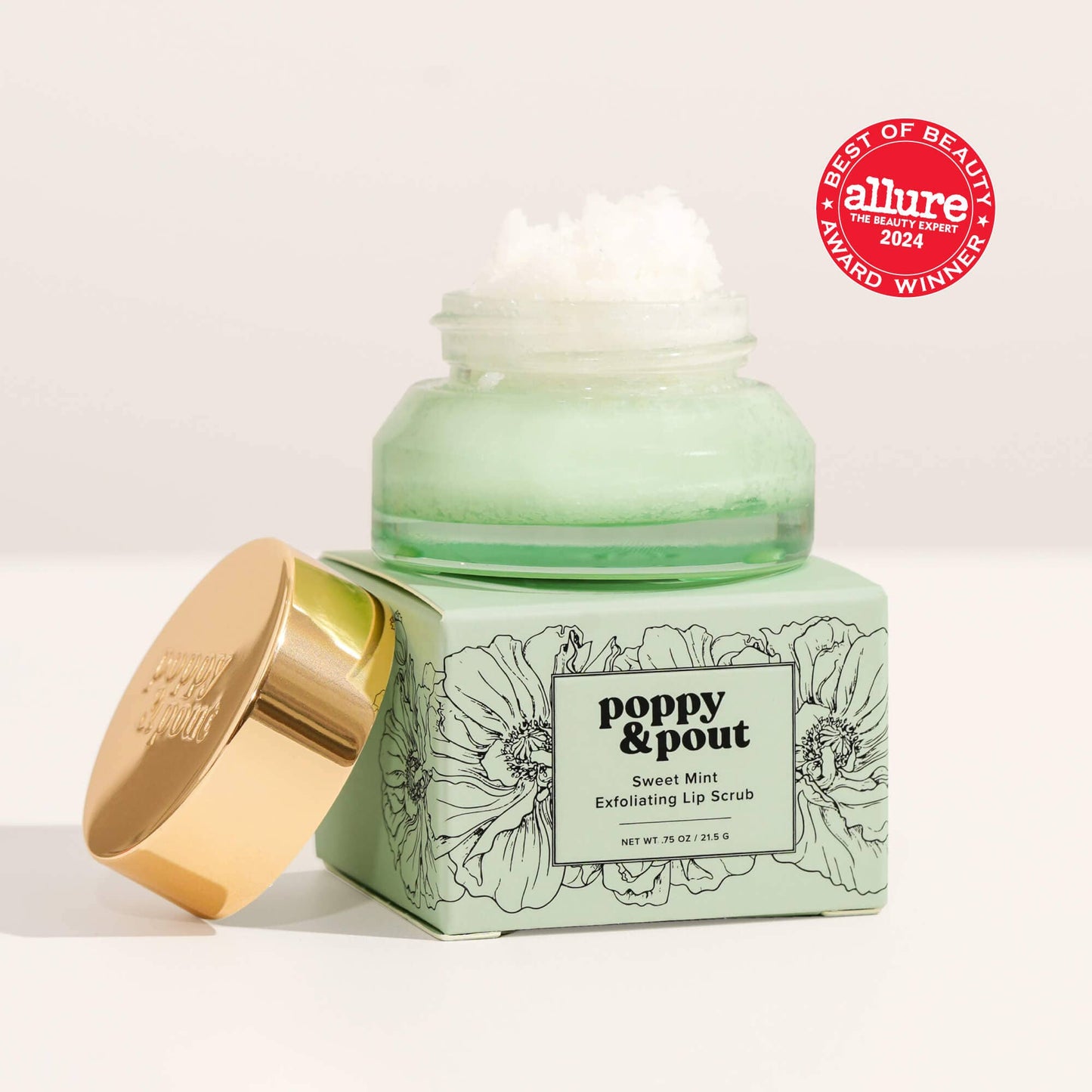 Poppy & Pout - Lip Scrub, Sweet Mint