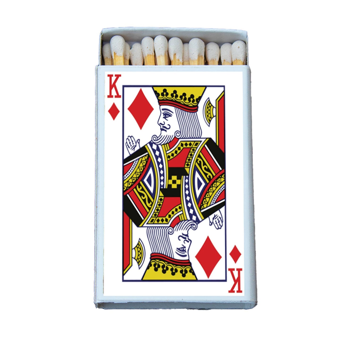 Most Amazing - King of Diamonds Card Matchbox Candle Acc • Decorative Match