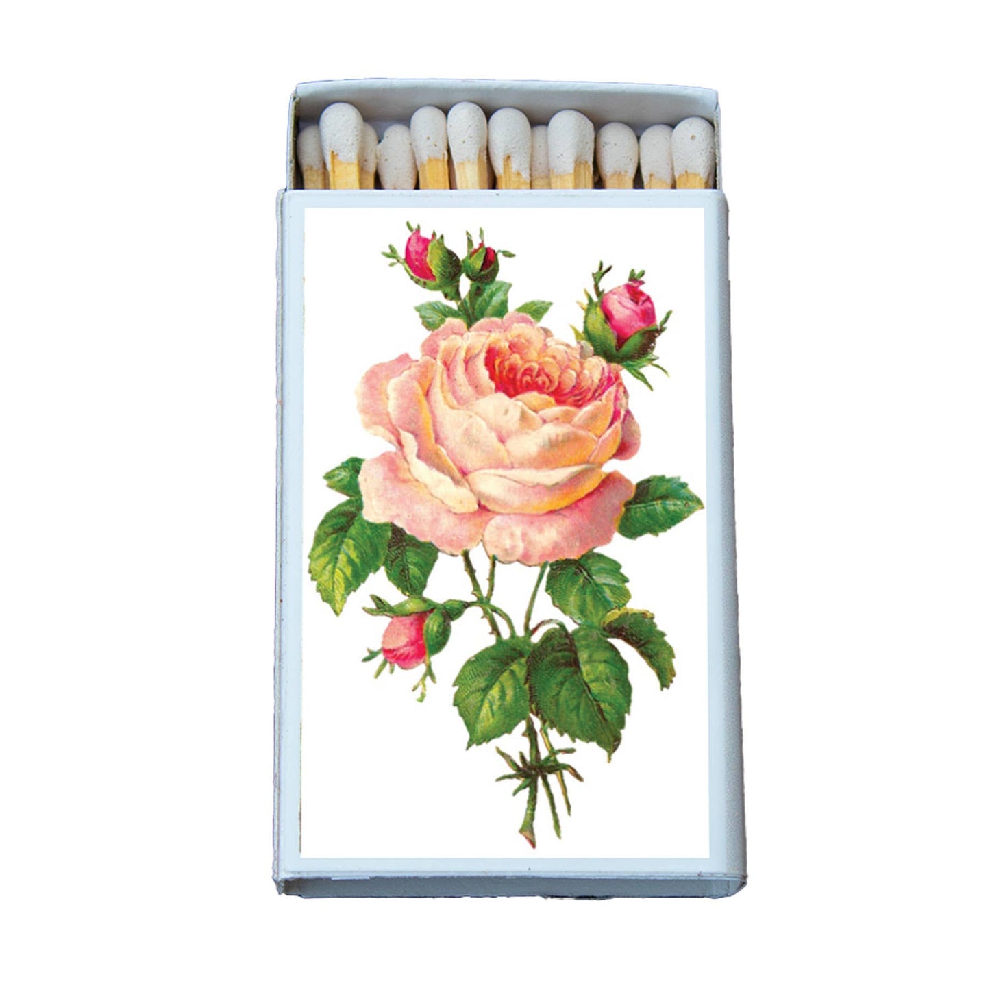 Most Amazing - Flowers Vintage Roses Matchbox • Candle Acc • Matches