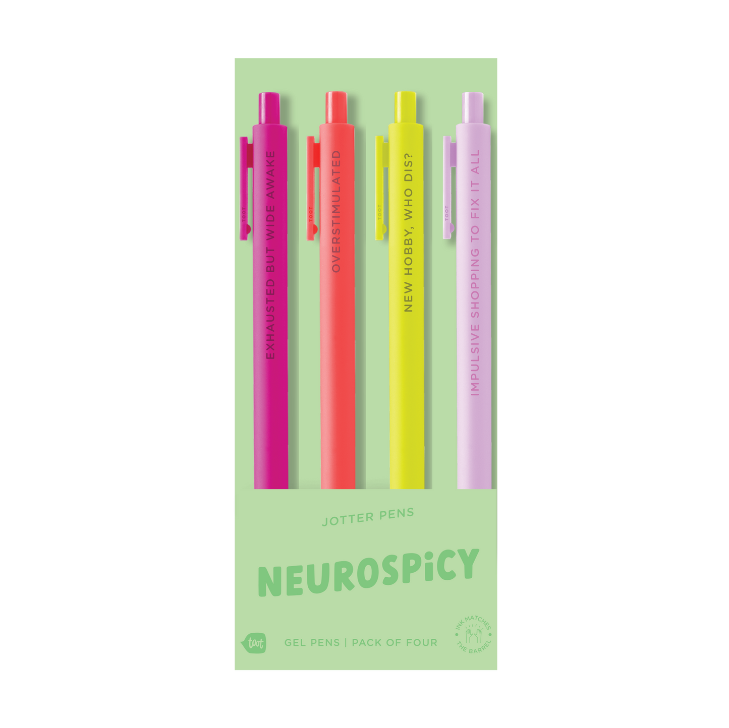 Talking Out of Turn - Jotter Set 4 Pack : Neurospicy