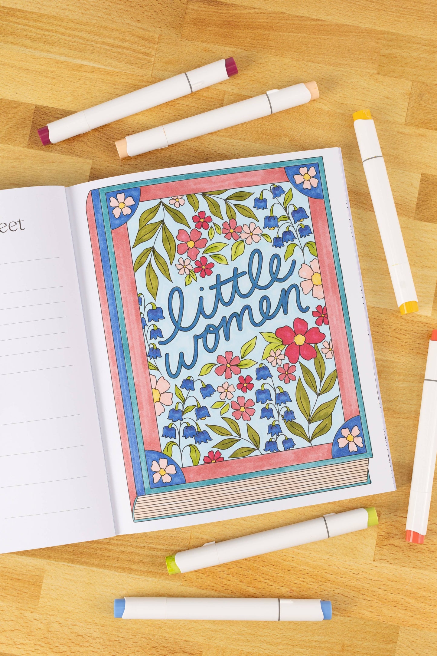 Elyse Breanne Design - All Booked Up Coloring Book
