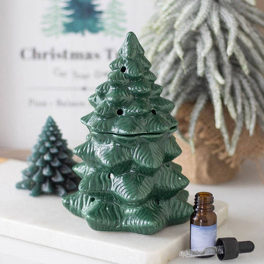 Something Different Wholesale - Green Winter Fir Tree Oil Burner and Wax Warmer