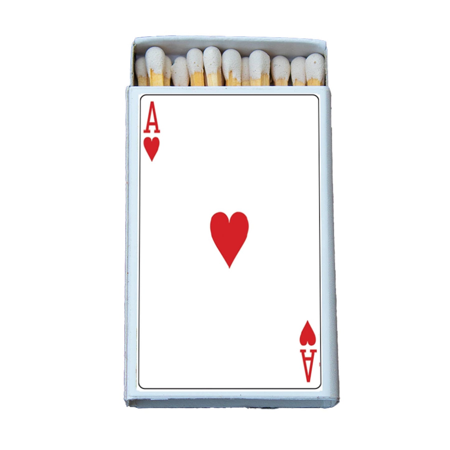 Most Amazing - Ace of Hearts Card Matchbox Candle Acc • Decorative Matches