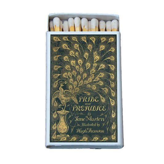 Most Amazing - Austen Pride and Prejudice Matchbox • Matches • Candle Acc