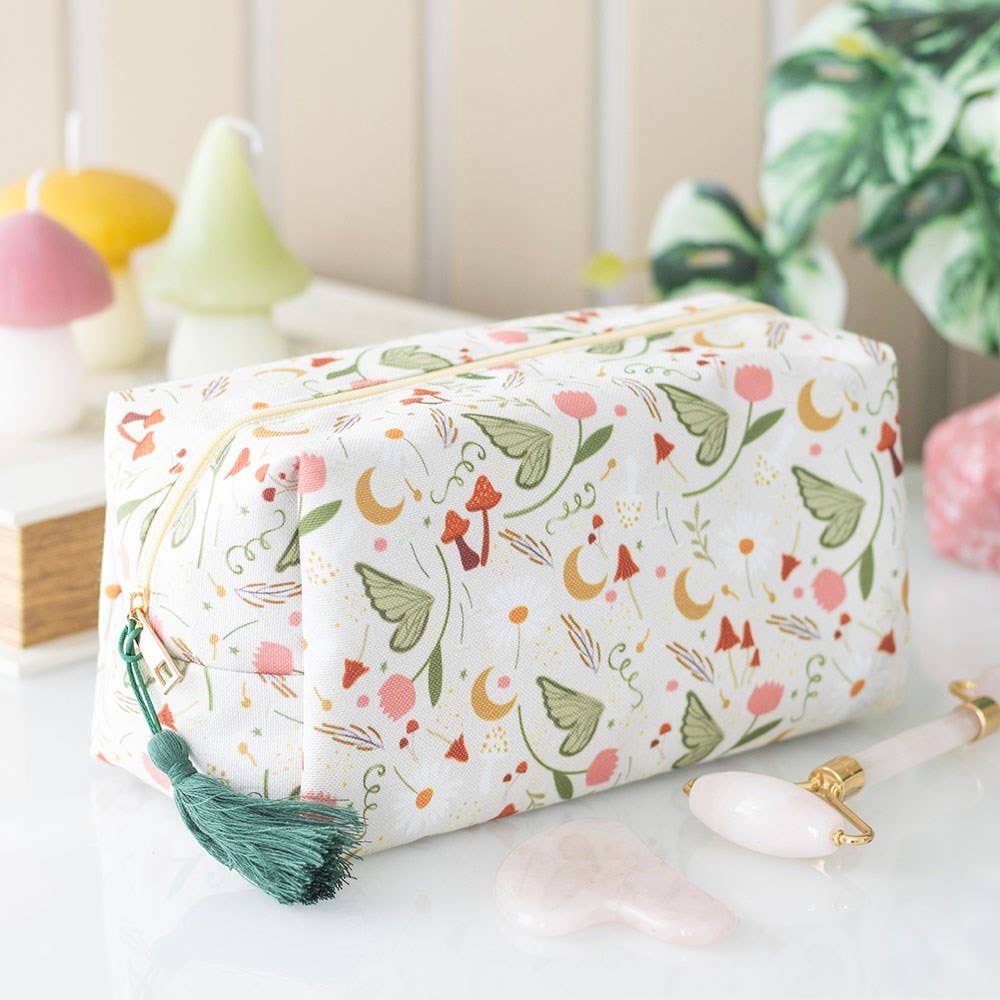 Something Different Wholesale Fairy Folklore Print Makeup Bag