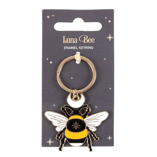 Something Different Wholesale - Forest Bee Enamel Keyring