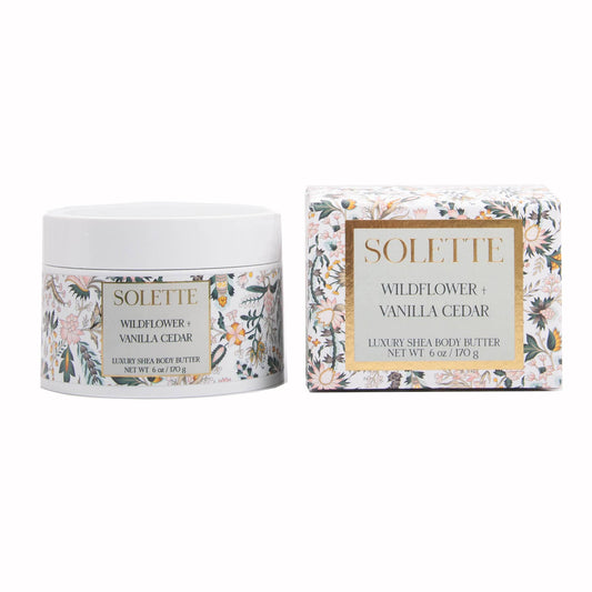 Solette - Wildflower + Vanilla Cedar Body Butter