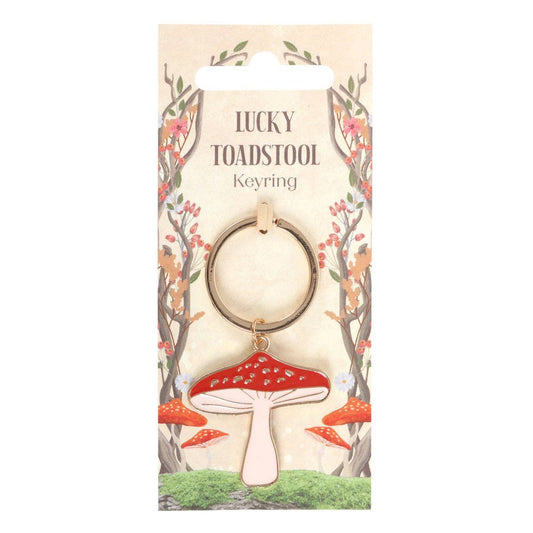 Something Different Wholesale - Lucky Toadstool Keyring