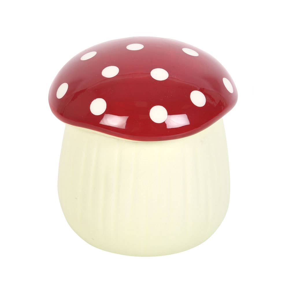 Red Mushroom Shaped Oil Burner - Thumbnail 3
