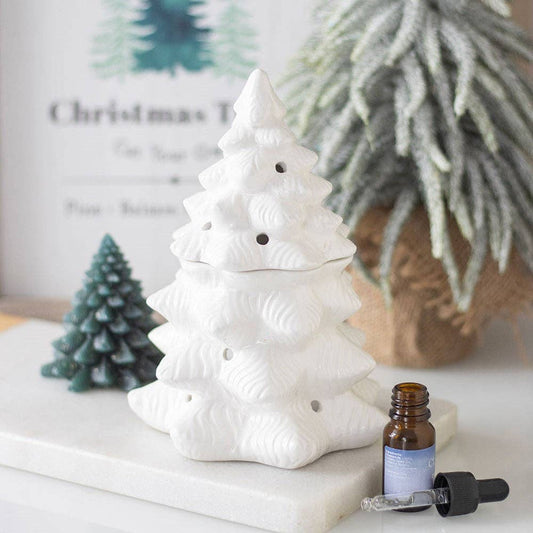 Something Different Wholesale - White Winter Fir Tree Oil Burner and Wax Warmer
