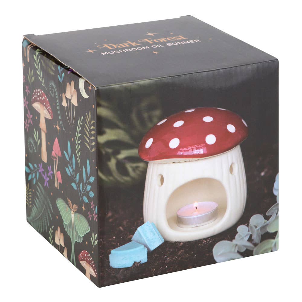 Something Different Wholesale - Red Mushroom Shaped Oil Burner