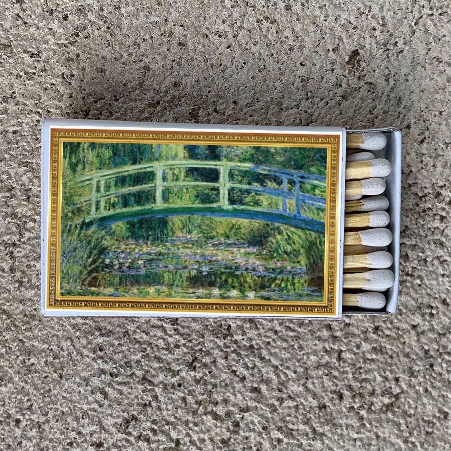 Most Amazing - Matches • Art •Water Lilly Pond Monet•Home Decor for Candles
